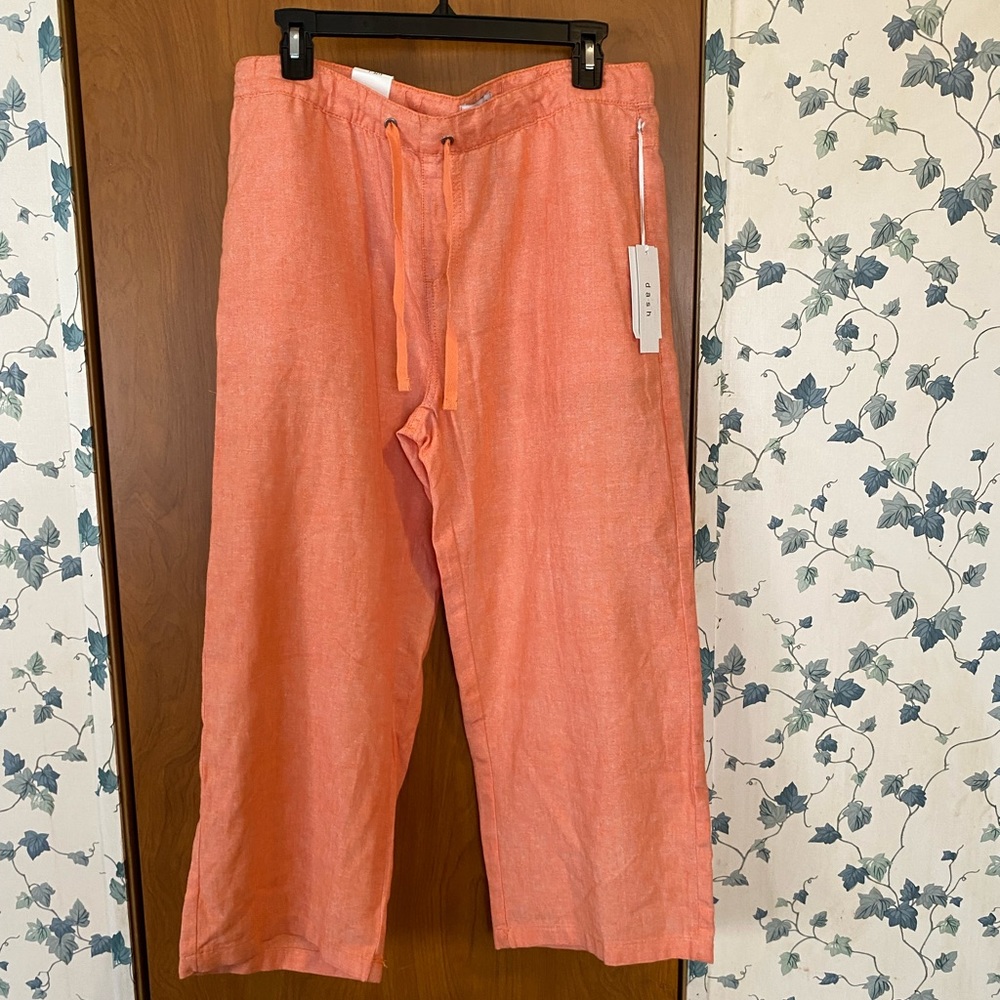 D-2 DASH Ladies Crop Pants sz-L NWT